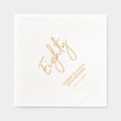 Chefs 80 | Fête d'anniversaire adulte moderne 80e (Recto)