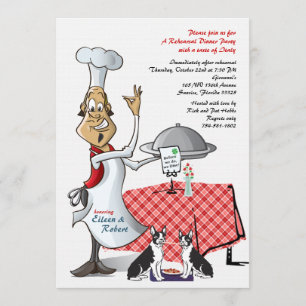 Chef's Choice Rehearsal Dinner Gepersonaliseerd fi Kaart