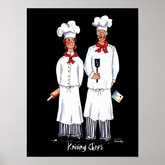 Chefs couteaux - affiche (Devant)