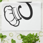 Chef's Elegance Schort Design Theedoek (Gevouwen)