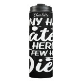 Chef's Humor: Eten, weinigen stierven Thermosbeker (Voorkant)