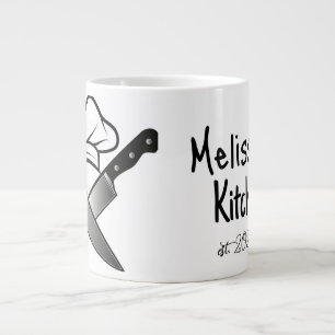 Chefs Knife en Pet Monogrammed Koffie Mok