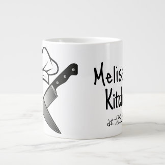 Chefs Knife en Pet Monogrammed Koffie Mok