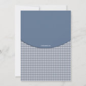 Chef's Pet (Blue) Post Wedding Brunch Invitation Kaart (Achterkant)