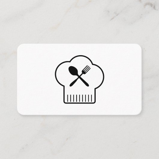 Chefs Pet Silverware Visitekaartje (Voorkant)