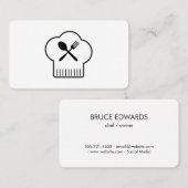 Chefs Pet Silverware Visitekaartje (Voorkant / Achterkant)