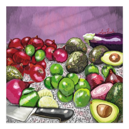 'Chef's Prep' still life Foto Afdruk (Voorkant)