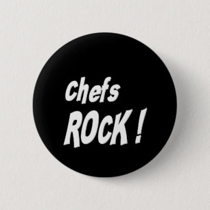 Chefs Rock! Knoop Ronde Button 5,7 Cm