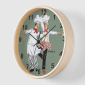 Chefs- wandklok (Hoek)