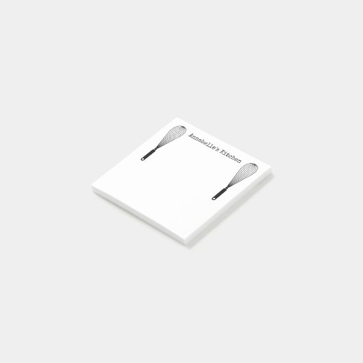 Chef's Whisks personaliseren Post-it® Notes (Schuin)
