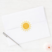 Cheful have a Great Day Happy Mail Ronde Sticker (Envelop)