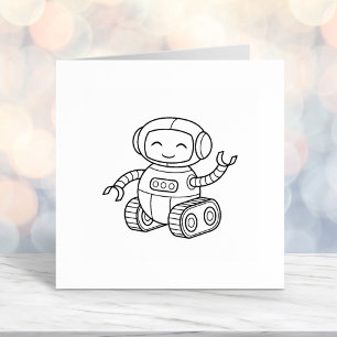 Cheful Speelgoed Robot Color Me Zelfinktende Stempel