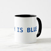 Chelsea FC Café Mug - Londres est bleu (Devant droit)