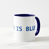 Chelsea FC Café Mug - Londres est bleu (Devant droit)