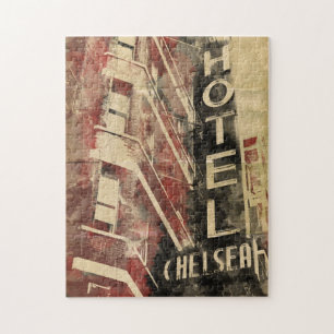 Chelsea Hotel New York  Art Puzzle Legpuzzel