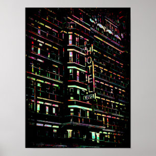 Chelsea Hotel New York City Poster Imprimer