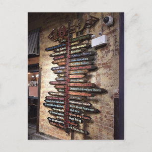 Chelsea Market Arrows Sign #1 Briefkaart