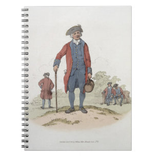 Chelsea Pensioner, van 'Costume of Great Britain' Notitieboek