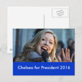 Chelsea pour la carte postale Président 2016 (Devant / Derrière)