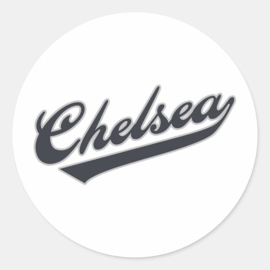 Chelsea Ronde Sticker (Voorkant)