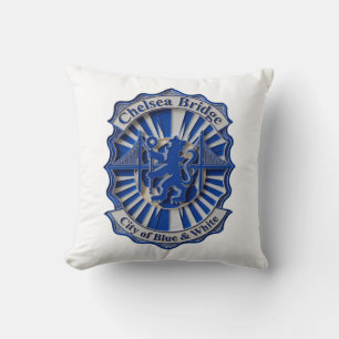 Chelsea Royal Blue Brug, Levendig Voetbal Cadeau Kussen