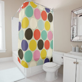 chelsea spot crème douchegordijn