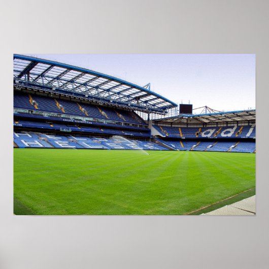 Chelsea Stamford Bridge West Stand Poster (Voorkant)