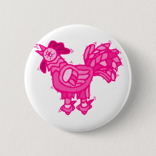 Chelsie Chicken Ronde Button 5,7 Cm (Voorkant)