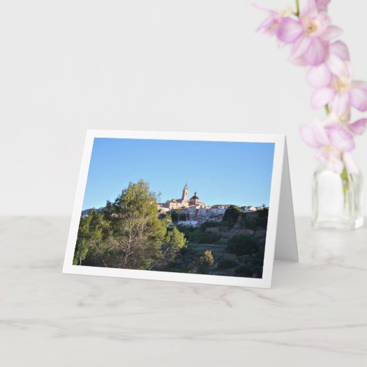 Chelva Stad op Berg, Spanje Kaart (Orchidee)