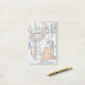 Chem Lab met testbuizen en retort Post-it® Notes (Op bureau)