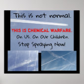 Chem Trail Educational Poster (Voorkant)