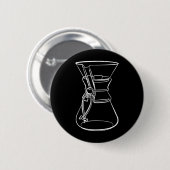 Chemex Coffee Ronde Button 5,7 Cm (Voorkant /achterkant)