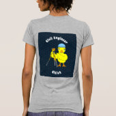 Chemical Engineer Chick T-shirt (Achterkant)