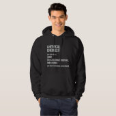 Chemical Engineer Funny Engineering Afstuderen Hoodie (Voorkant volledig)