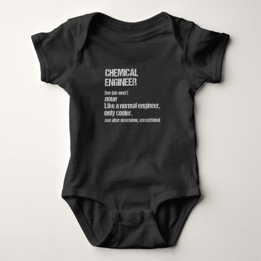 Chemical Engineer Funny Engineering Afstuderen Romper (Voorkant)