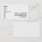 Chemical Engineering Genius Visitekaartje (Voorkant / Achterkant)