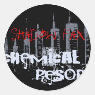 Chemical Resort Sticker Zwart