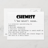 Chemicaliëndefinitie Briefkaart (Voorkant / Achterkant)