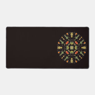 Chemicaliënlaboratorium botanisch patroon voor che bureaumat