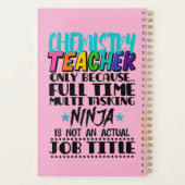 Chemicaliënleraar alleen omdat fulltime multi planner (Achterkant)