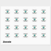 Chemici...de wereld beter maken ronde sticker (Vel)