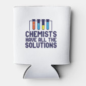 Chemici hebben alle oplossing Funny Science Puns Blikjeskoeler (Voorkant)