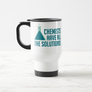 Chemici hebben alle oplossingen reisbeker