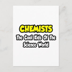 Chemici ...Kinderen van de Wetenschap Wereld Briefkaart