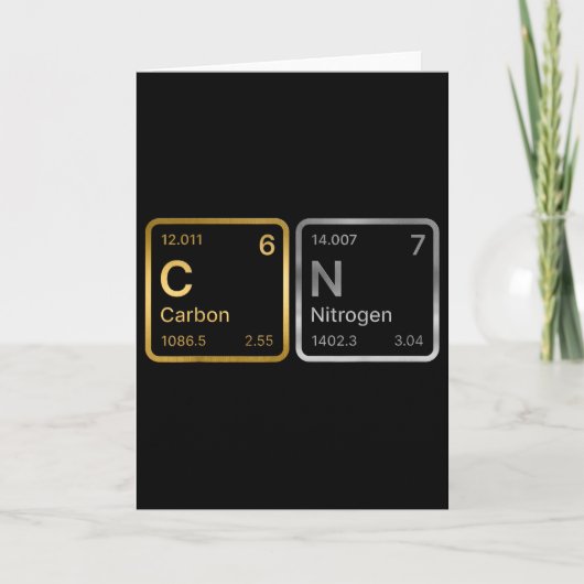 Chemicus Biochemicus Grappige Labtechnicus 67 Kool Kaart (Voorkant)