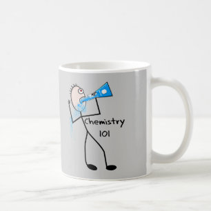 Chemie 101 Stickman Design Funny Gifts Koffiemok