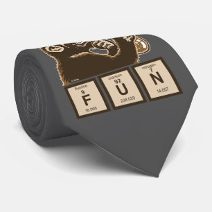 Chemie aap ontdekte plezier stropdas