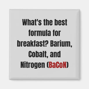 Chemie Bacon Grap Magneet