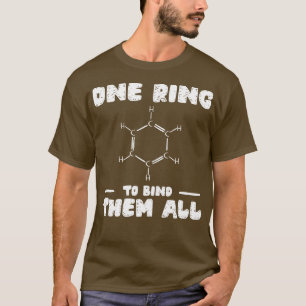 Chemie Benzeen Ring Molecuul Binding T-shirt