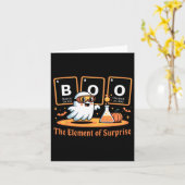 Chemie Boo Het Element Van Verrassing Schattige Ch Kaart (Gele Bloem)